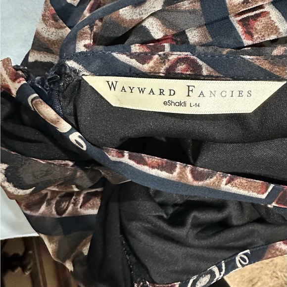 Wayward Fancies by eShakti made to order maxi dress - sz 14 - Picture 4 of 4